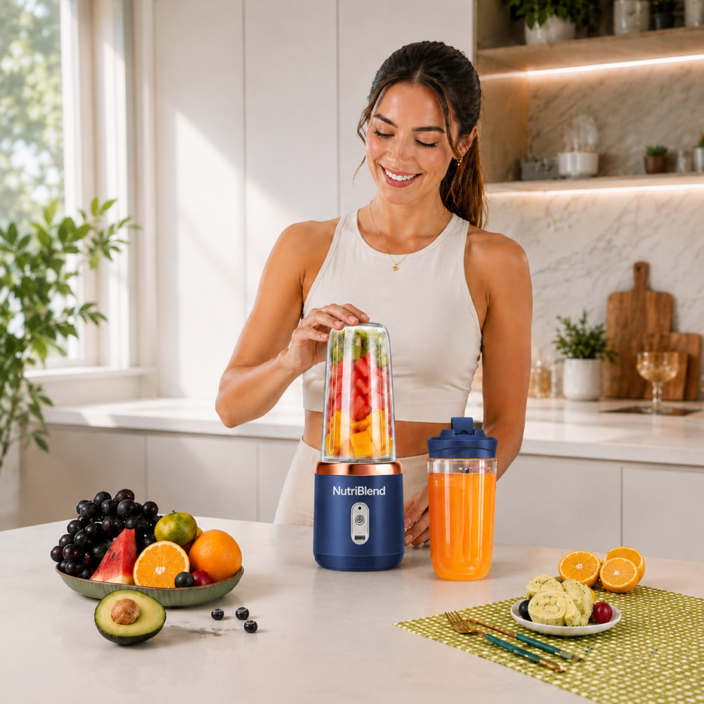 Fresh Smoothies In Modern Kitchen by NutriBlend