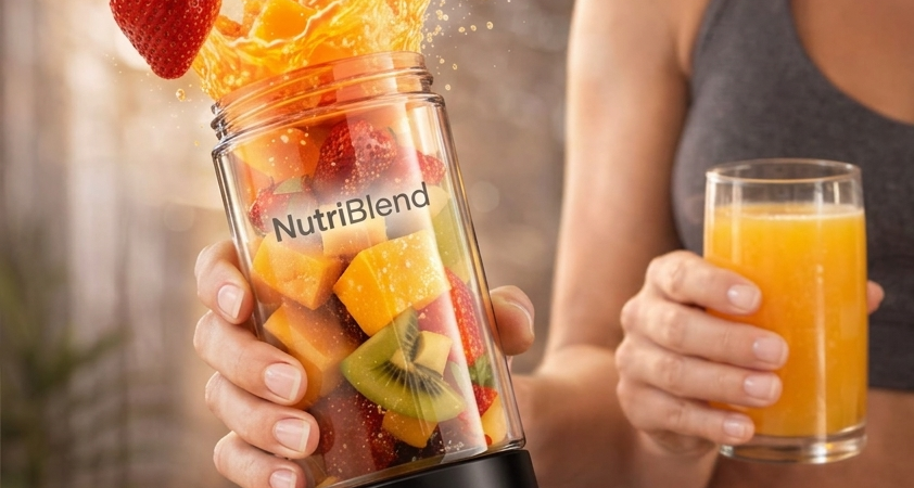Unlock Healthy Living with Nutriblend: Your On-The-Go Blender